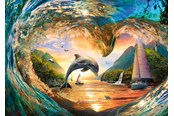 Palapelit - Ravensburger Dolphin's Heart Leap (1000) - 12001711