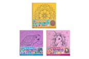 Luovat leikit - Grafix Paint by Number Glitter Canvas 9 pcs. - 150116