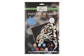 Luovat leikit - Nassau Paint by Number Tiger - incl. 9 Paint Pots and Brush - AR1070/AFK