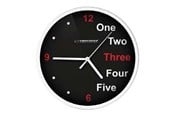 Sisustus - Esperanza PRAGUE - clock - quartz - wall mountable - EHC014W - 5901299929940