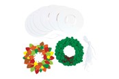 Askartelu- ja taidetarvikkeet - Colorations - Cardboard Wreaths 24pcs. - CHDYOWRT