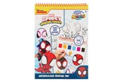 Luovat leikit - Canenco Spidey Water Paint Set Book - incl. Brush - SP24355