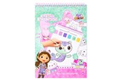 Luovat leikit - Canenco Gabby's Dollhouse Watercolour Paint Set Book - incl. Brush - GD24355V1