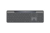 Näppäimistöt - Logitech K980 Signature Slim Solar+ for Business - Näppäimistö - Sveitsi - Harmaa - 920-013772