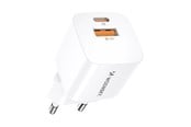 Puhelin - Adapterit & Laturit - Wozinsky CMWCW 20W USB-C / USB-A wall charger - white - 5907769308611