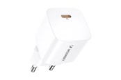 Puhelin - Adapterit & Laturit - Wozinsky CMWCS USB-C PD 20W AC Charger - White - 5907769308628