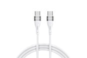 USB kaapelit - Wozinsky WSTCC2 USB-C / USB-C PD 65W 2 m Cable - White - 5907769308802