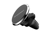 Puhelin - Muut lisävarusteet - Wozinsky WUMKO Magnetic Phone Holder for Car Air Vent Grille - Black - 5907769308864