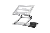 Tabletti - Muut lisävarusteet - Wozinsky WRS-CPY75DSS Aluminum Laptop and Tablet Stand + Smartphone Stand - Silver - 5907769364631