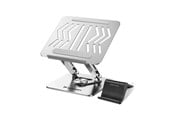 Tabletti - Muut lisävarusteet - Wozinsky WRS-CPY84SS 360 Aluminum Laptop and Tablet Stand + Smartphone Stand - Silver - 5907769364617