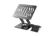Tabletti - Muut lisävarusteet - Wozinsky WRS-CPY84SB 360 Aluminum Laptop and Tablet Stand + Smartphone Stand - Black - 5907769364600