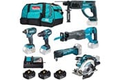 Työkalut - Makita TOOL SET MAKITA DLX6135TX1 3X5 AH 18V - DLX6135TX1