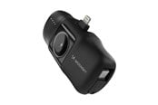 Powerbank - Wozinsky WF16-YLS 5000mAh 15W Lightning Mini Power Bank with Built-in USB-C Cable and Apple Watch Charger - Black Powerbank - musta - 5000 mAh - 5907769364532