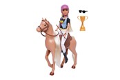 Nuket & tarvikkeet - Masen Toys Doll w/jumping horse - 17069