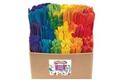 Luovat leikit - Colorations - Colored Wooden Craft Sticks Classroom Pack 1200pcs. - COOLWOOD