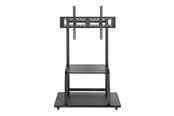 Seinäkiinnitys, AV-kiinnikkeet & AV-kalusteet - Deltaco Office cart - heavy-duty - for flat panel / AV equipment - black - Max 150 kg - recommended for 100" - ARM-0453-B