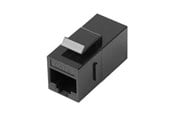 Verkkokaapelit - Lanberg keystone coupler - black - Musta - KSU6-3000