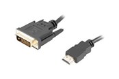 Näyttökaapeli - Lanberg adapter cable - HDMI / DVI - 1.8 m - CA-HDDV-20CU-0018-BK