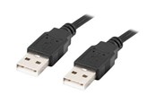 USB kaapelit - Lanberg - USB cable - USB to USB - 1.8 m - CA-USBA-20CU-0018-BK
