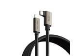 USB kaapelit - Ringke 3.2 gen. 2x2 USB-C PD 3.1 240W 2m angled cable - black - 8800293851486