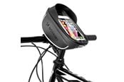 Pyörätarvikkeet - Wozinsky  Bicycle Handlebar Bag with Phone Case 1 L Black (WBB16BK) - 5907769300585