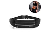 Urheilu & Fitness - Wozinsky Waist Bag Running Belt Black (WRBBK1) - 5907769306761