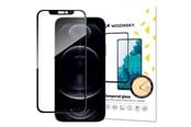 Puhelintarvikkeet - Näytönsuojat - Wozinsky uper Durable Full Glue Tempered Glass Full Screen Protector Frame Case Friendly iPhone 16e / 14 / 13 Pro / iPhone 13 Black - 5907769317651