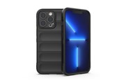 Puhelin - Kannet ja kotelot - Hurtel Magic Shield Case - iPhone 13 Pro Flexible Armored Cover Black - 9145576258545