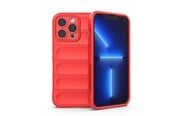Puhelin - Kannet ja kotelot - Hurtel Magic Shield Case - iPhone 13 Pro Flexible Armored Cover Red - 9145576258552
