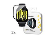 Puhelintarvikkeet - Näytönsuojat - Wozinsky Full Glue Tempered Glass for Xiaomi Redmi Watch 5 Active (2 pcs) - 5907769366369