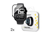 Puhelintarvikkeet - Näytönsuojat - Wozinsky Full Glue Tempered Glass for Apple Watch 46mm (2 pcs) - 5907769366383