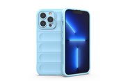 Puhelin - Kannet ja kotelot - Hurtel Magic Shield Case - iPhone 13 Pro Flexible Armored Cover Light Blue - 9145576258583