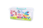 Luovat leikit - Playgo Workshop Suitcase Clay Set - 4 Clay Pots - 8285