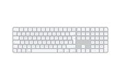 Näppäimistöt - Apple Magic Keyboard with Touch ID and Numeric Keypad - Näppäimistö - Espanjalainen - Valkoinen - MXK73Y/A