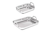 Uunipellit, uunivuoat ja ritilät - Tefal Tippa-alusta Emotion Ovenware 2 pcs set - J155S204