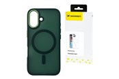 Puhelin - Kannet ja kotelot - Wozinsky Fashion MagSafe Case for Samsung Galaxy S25+ - Green - 5907769370021