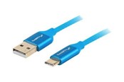 USB kaapelit - Lanberg Premium - USB-C cable - USB-C to USB - 1 m - CA-USBO-22CU-0010-BL