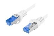 Verkkokaapelit - Lanberg patch cable - 20 m - white RAL 9010 - Valkoinen - 20m - PCF6A-10CC-2000-W