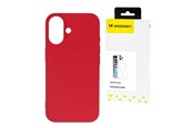Puhelin - Kannet ja kotelot - Wozinsky Silicone Case for Samsung Galaxy S25+ - Red - 5907769370137