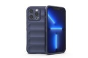 Puhelin - Kannet ja kotelot - Hurtel Magic Shield Case for iPhone 13 Pro Max Flexible Armored Case Dark Blue - 9145576258620