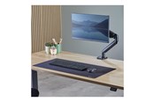 Lisävarusteet hiirelle ja näppäimistölle - Fellowes Breyta desk mat - 80 x 40 cm - rubber - black - 100139320