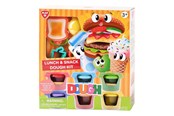 Luovat leikit - Playgo Lunch and Candy Clay Set - 6 Clay Pots - 8211