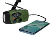 DAB, Verkko- & Kelloradiot - Thomson RT260 - Emergency Hand Crank Radio - Green - RT260
