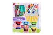 Luovat leikit - Playgo Sweets Ice Cream Clay Set - 6 Clay Pots - 8210