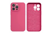 Puhelin - Kannet ja kotelot - Hurtel Silicone Case iPhone 14 Plus Silicone Case Fuchsia - 9145576262351