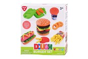 Luovat leikit - Playgo Hamburger Clay Set - 4 Clay Pots - 8102