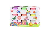 Luovat leikit - Playgo Clay Set 9 Neon Colors - 9x56gram - 8019