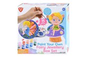 Luovat leikit - Playgo Paint Your Own Fairy Tale Jewelry Box - 8pcs. - 78393