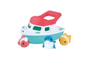 Vauva- ja taaperolelut - Playgo Bath Set Boat with Spray Figures - 4pcs. - 1839