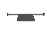 Seinäkiinnitys, AV-kiinnikkeet & AV-kalusteet - Multibrackets M Pro Series mounting component - for AV System - 750mm - black - Max 5 kg - recommended for - 7340234813346